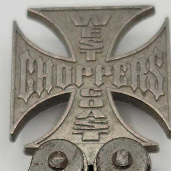 WEST COAST CHOPPERS Iron Cross Logo Motorcycle Chain Beer Bottle Opener Bar Pub - Picture 4 of 4